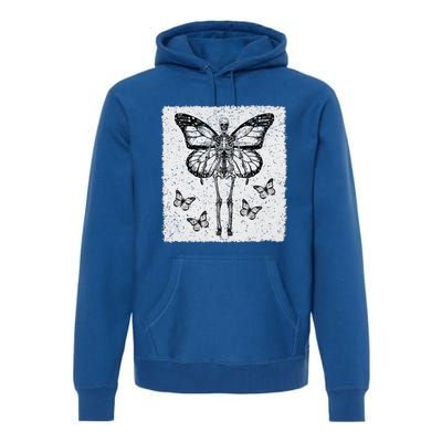 Skeleton Fairy Grunge Fairycore Aesthetic Goth Gothic Premium Hoodie