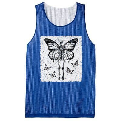 Skeleton Fairy Grunge Fairycore Aesthetic Goth Gothic Mesh Reversible Basketball Jersey Tank