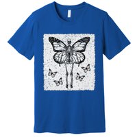 Skeleton Fairy Grunge Fairycore Aesthetic Goth Gothic Premium T-Shirt