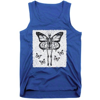 Skeleton Fairy Grunge Fairycore Aesthetic Goth Gothic Tank Top