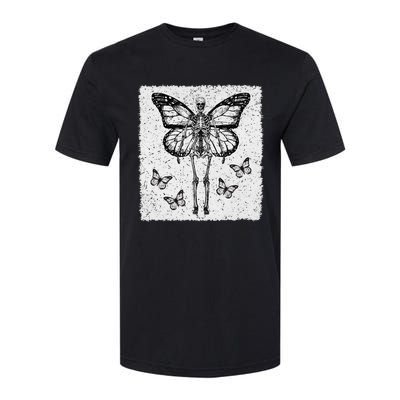 Skeleton Fairy Grunge Fairycore Aesthetic Goth Gothic Softstyle CVC T-Shirt