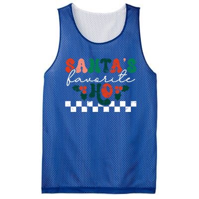 Santa's Favorite Ho Christmas Season Funny Xmas Holiday Cool Gift Mesh Reversible Basketball Jersey Tank