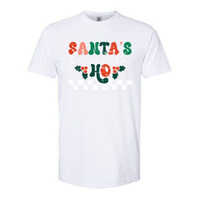 Santa's Favorite Ho Christmas Season Funny Xmas Holiday Cool Gift Softstyle® CVC T-Shirt