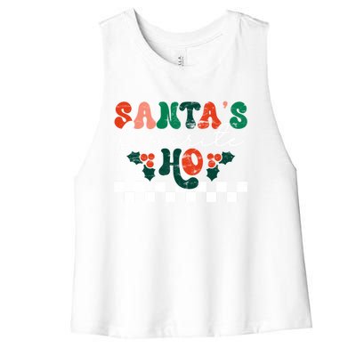 Santa's Favorite Ho Christmas Season Funny Xmas Holiday Cool Gift Women's Racerback Cropped Tank