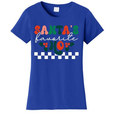 Santa's Favorite Ho Christmas Season Funny Xmas Holiday Cute Gift Women's T-Shirt