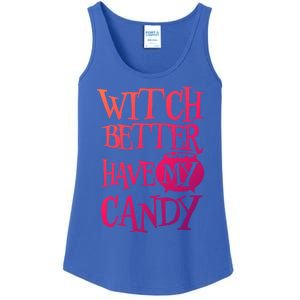 Simple Funny Halloween Witch Better Have My Candy Graphic Gift Ladies Essential Tank