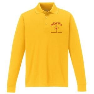 Sorry For Having Great Tits And Correct Opinions Performance Long Sleeve Polo