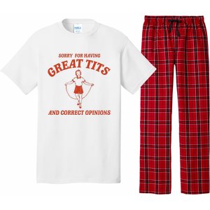 Sorry For Having Great Tits And Correct Opinions Pajama Set