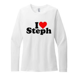 Steph Fanatic Heartfelt Admiration for Stephen and Stephanie Womens CVC Long Sleeve Shirt