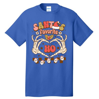 Santa's Favorite Ho Funny Santa Matching Christmas Costume Cute Gift Tall T-Shirt