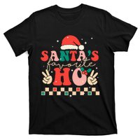 Santa's Favorite Ho Retro Christmas Holiday Sweater T-Shirt