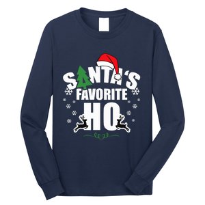 SantaS Favorite Ho Christmas Funny Saying Long Sleeve Shirt