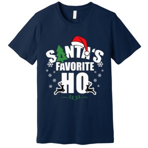 SantaS Favorite Ho Christmas Funny Saying Premium T-Shirt