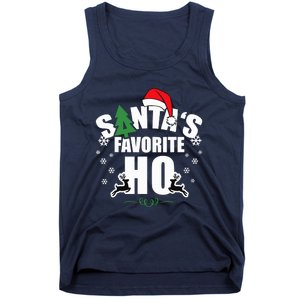 SantaS Favorite Ho Christmas Funny Saying Tank Top