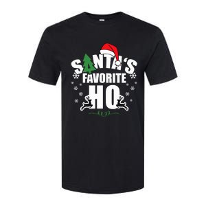 SantaS Favorite Ho Christmas Funny Saying Softstyle CVC T-Shirt