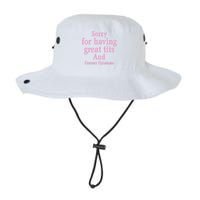 Sorry For Having Great Tits And Correct Opinions Cute Funny Legacy Cool Fit Booney Bucket Hat