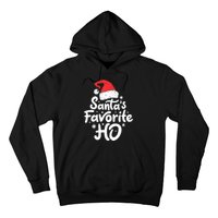 Santa's Favorite Ho Funny Christmas Women Xmas Santa Hat TShirt Hoodie