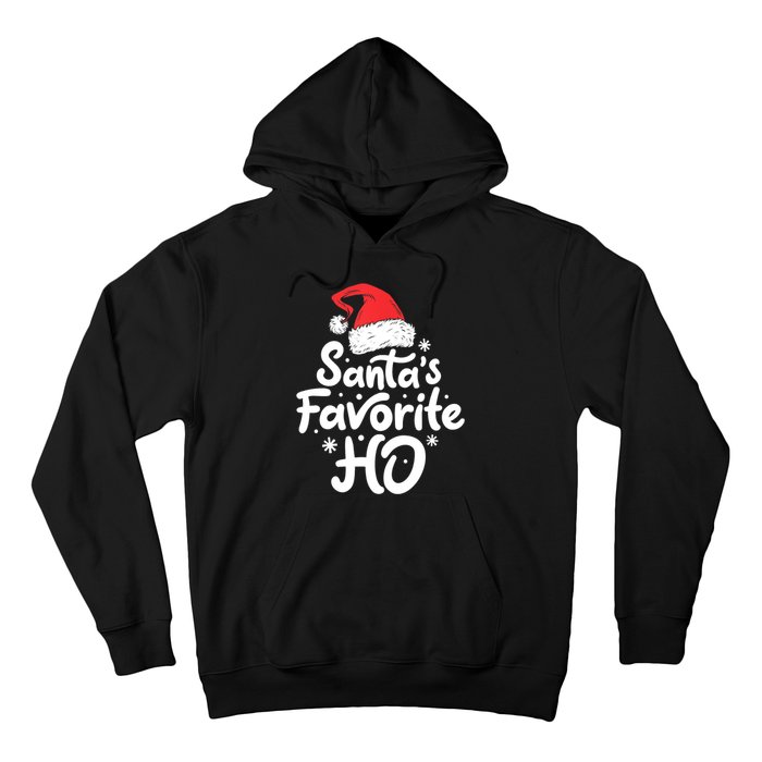 Santa's Favorite Ho Funny Christmas Women Xmas Santa Hat TShirt Hoodie