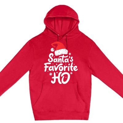 Santa's Favorite Ho Funny Christmas Women Xmas Santa Hat TShirt Premium Pullover Hoodie