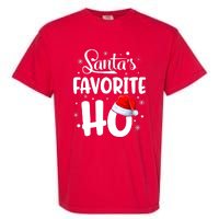 SantaS Favorite Ho Funny Merry Christmas Xmas Family Matching Pjs Garment-Dyed Heavyweight T-Shirt