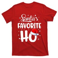 SantaS Favorite Ho Funny Merry Christmas Xmas Family Matching Pjs T-Shirt