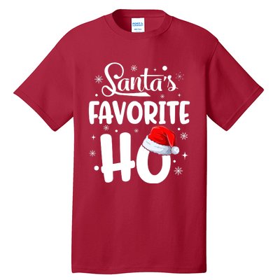 SantaS Favorite Ho Funny Merry Christmas Xmas Family Matching Pjs Tall T-Shirt