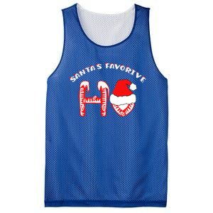 Santa's Favorite Ho Xmas Funny Gift Are Hilarious Funny Gift Mesh Reversible Basketball Jersey Tank