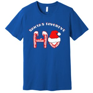 Santa's Favorite Ho Xmas Funny Gift Are Hilarious Funny Gift Premium T-Shirt