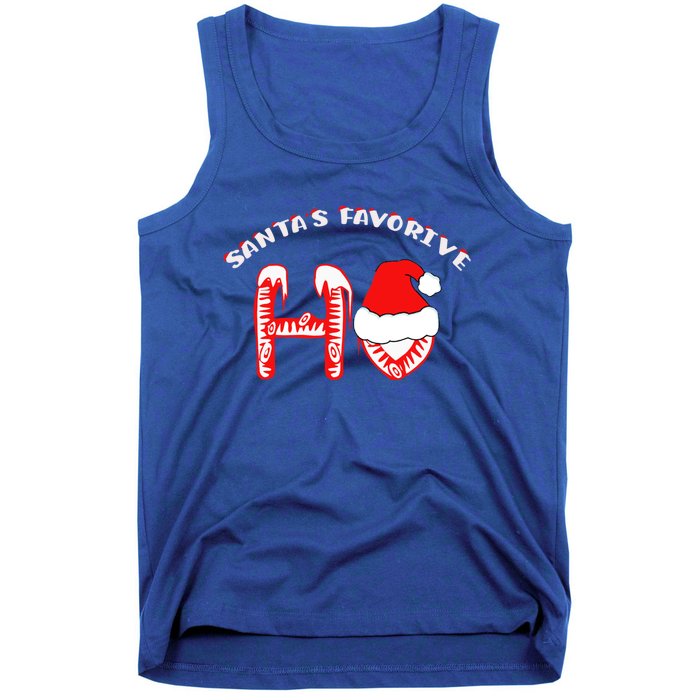 Santa's Favorite Ho Xmas Funny Gift Are Hilarious Funny Gift Tank Top