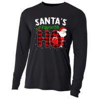 SantaS Favorite Ho Funny Merry Christmas Xmas Pjs Matching Cooling Performance Long Sleeve Crew