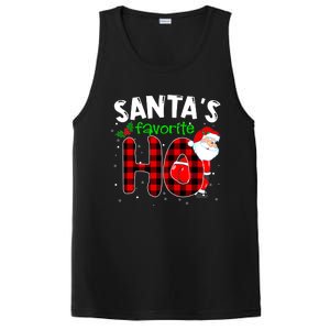 SantaS Favorite Ho Funny Merry Christmas Xmas Pjs Matching PosiCharge Competitor Tank