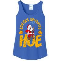 Santa's Favorite Hoe Adult Humor Santa's Favorite Ho Xmas Cute Gift Ladies Essential Tank