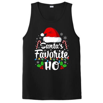 Santas Favorite HoS Xmas Funny Christmas Family Matching Pjs PosiCharge Competitor Tank