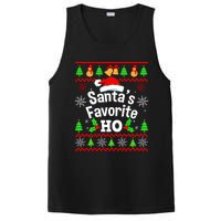 SantaS Favorite HoS Ugly Christmas Sweater Family Matching PosiCharge Competitor Tank