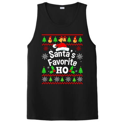 SantaS Favorite HoS Ugly Christmas Sweater Family Matching PosiCharge Competitor Tank