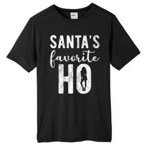 SantaS Favorite Ho Funny Xmas Christmas Tall Fusion ChromaSoft Performance T-Shirt