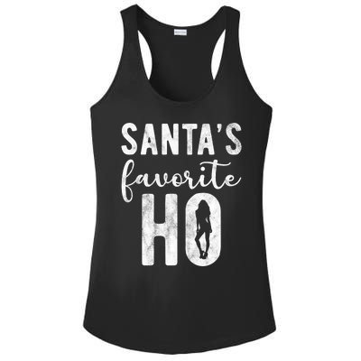 SantaS Favorite Ho Funny Xmas Christmas Ladies PosiCharge Competitor Racerback Tank