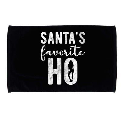 SantaS Favorite Ho Funny Xmas Christmas Microfiber Hand Towel