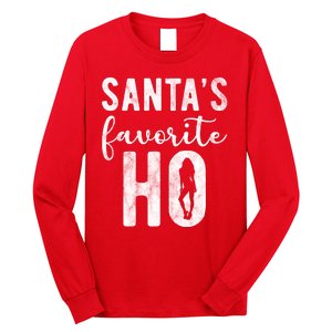 SantaS Favorite Ho Funny Xmas Christmas Long Sleeve Shirt