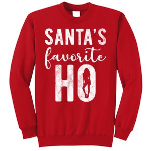 SantaS Favorite Ho Funny Xmas Christmas Sweatshirt