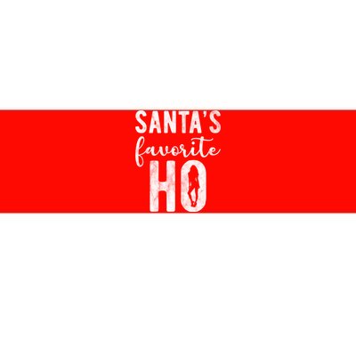 SantaS Favorite Ho Funny Xmas Christmas Bumper Sticker