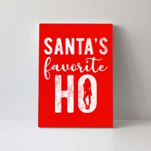 SantaS Favorite Ho Funny Xmas Christmas Canvas