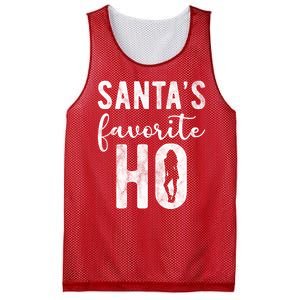 SantaS Favorite Ho Funny Xmas Christmas Mesh Reversible Basketball Jersey Tank