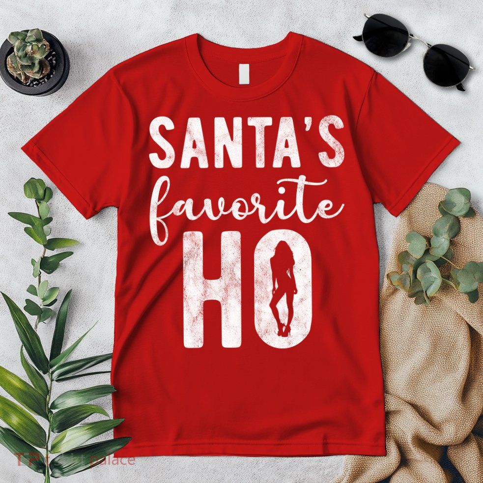 SantaS Favorite Ho Funny Xmas Christmas Premium T-Shirt