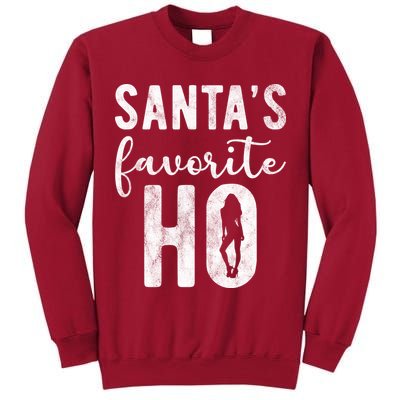 SantaS Favorite Ho Funny Xmas Christmas Tall Sweatshirt