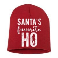 SantaS Favorite Ho Funny Xmas Christmas Short Acrylic Beanie