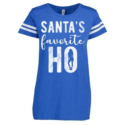 SantaS Favorite Ho Funny Xmas Christmas Enza Ladies Jersey Football T-Shirt