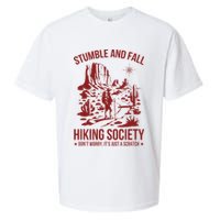 Stumble & Fall Hiking Society DonT Worry ItS A Scratch Sueded Cloud Jersey T-Shirt