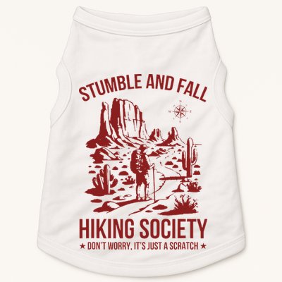 Stumble & Fall Hiking Society DonT Worry ItS A Scratch Doggie Tank