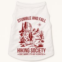 Stumble & Fall Hiking Society DonT Worry ItS A Scratch Doggie Tank